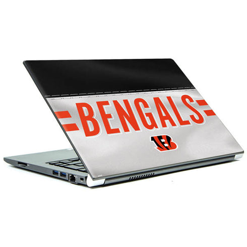 NFL Cincinnati Bengals White Striped Portege Z30t/Z30t-A Skin