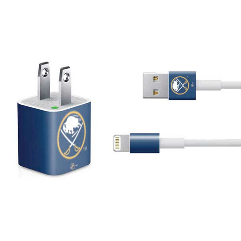 NHL Buffalo Sabres Solid Background iPhone Charger (5W USB) Skin