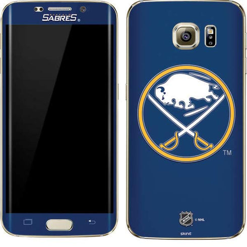 NHL Buffalo Sabres Solid Background Galaxy S7 Edge Skin