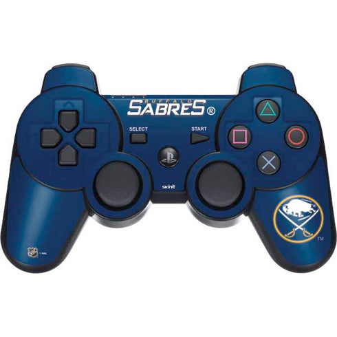NHL Buffalo Sabres Solid Background PS3 Dual Shock wireless controller Skin