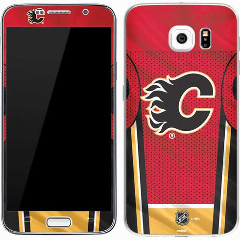 NHL Calgary Flames Home Jersey Galaxy S7 Skin