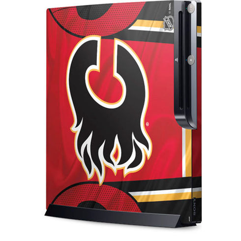 NHL Calgary Flames Home Jersey Playstation 3 & PS3 Slim Skin