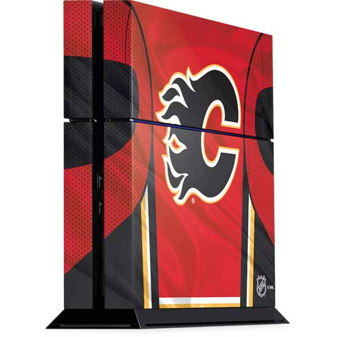 NHL Calgary Flames Home Jersey PS4 Console Skin