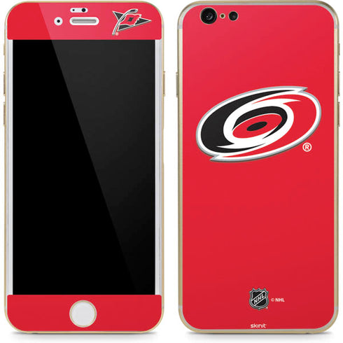 NHL Carolina Hurricanes Solid Background iPhone 6/6s Skin