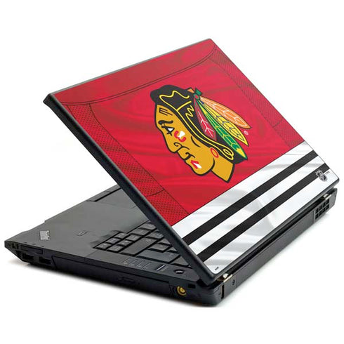 NHL Blackhawks Red Stripes Lenovo T420 Skin