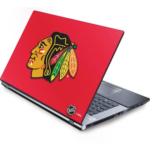 NHL Chicago Blackhawks Solid Background Generic Laptop Skin