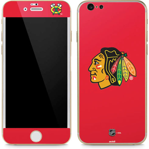 NHL Chicago Blackhawks Solid Background iPhone 6/6s Skin