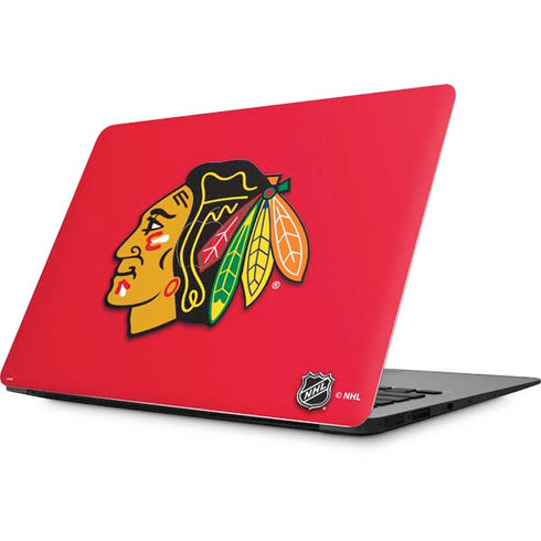 NHL Chicago Blackhawks Solid Background Apple MacBook Skin