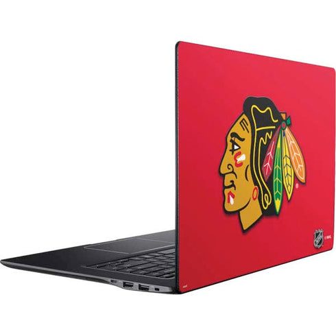 NHL Chicago Blackhawks Solid Background Ativ Book 9 (15.6in 2014) Skin