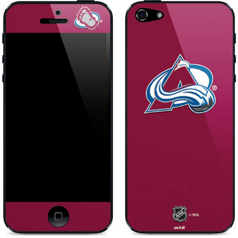 NHL Colorado Avalanche Solid Background iPhone 5/5s/5SE Skin