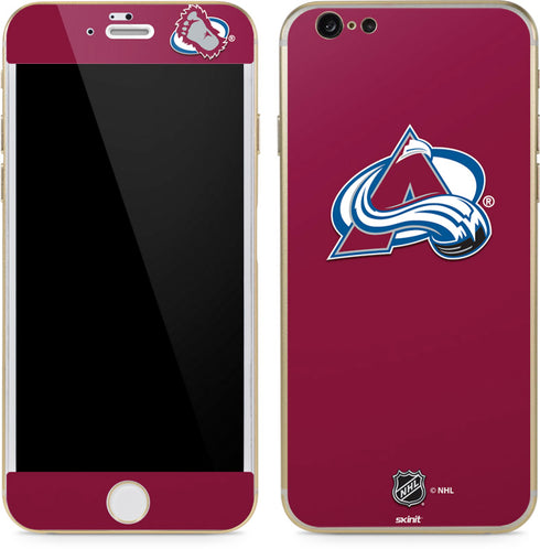 NHL Colorado Avalanche Solid Background iPhone 6/6s Skin