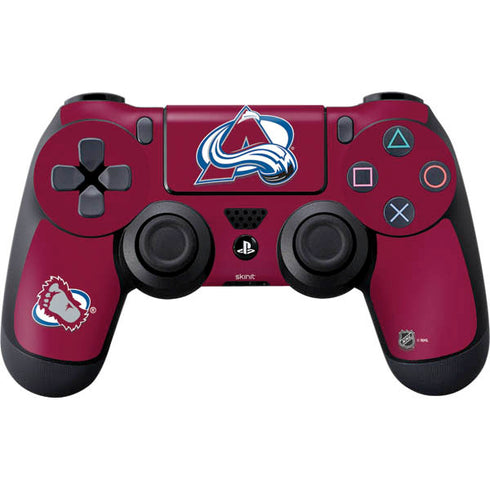NHL Colorado Avalanche Solid Background PS4 Controller Skin