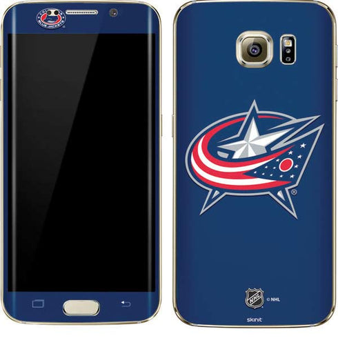 NHL Columbus Blue Jackets Logo Galaxy S7 Edge Skin