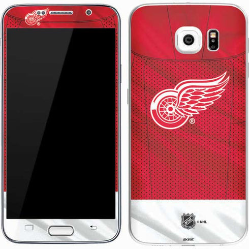 NHL Detroit Red Wings Home Jersey Galaxy S7 Skin