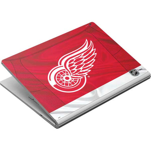 NHL Detroit Red Wings Home Jersey Surface Book Skin