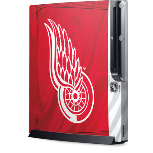 NHL Detroit Red Wings Home Jersey Playstation 3 & PS3 Slim Skin