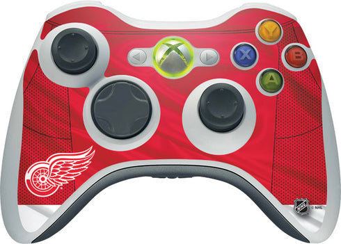 NHL Detroit Red Wings Home Jersey Xbox 360 Wireless Controller Skin
