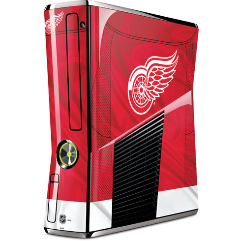 NHL Detroit Red Wings Home Jersey Xbox 360 Slim (2010) Skin
