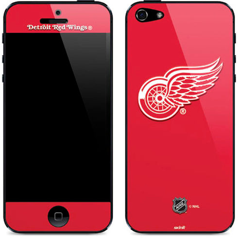 NHL Detroit Red Wings Solid Background iPhone 5/5s/5SE Skin