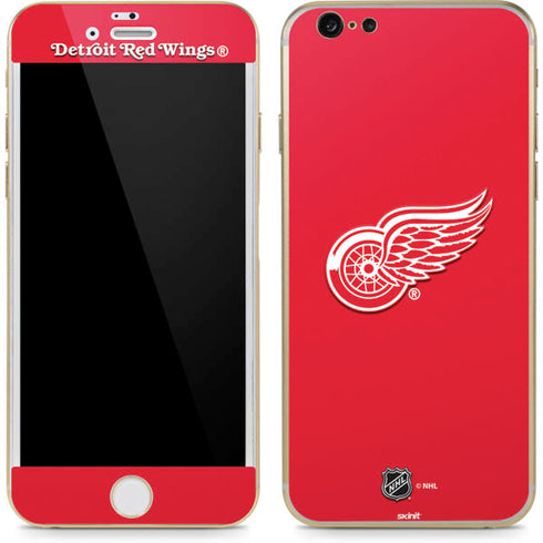 NHL Detroit Red Wings Solid Background iPhone 6/6s Skin