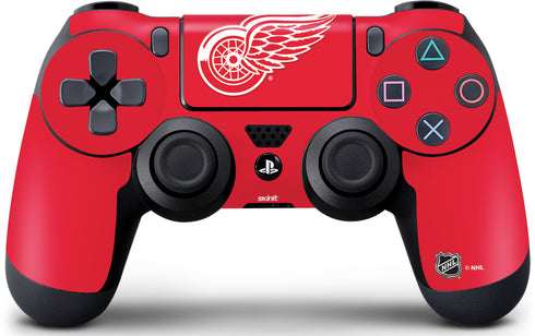 NHL Detroit Red Wings Solid Background PS4 Controller Skin