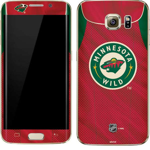 NHL Minnesota Wild Home Jersey Galaxy S7 Edge Skin