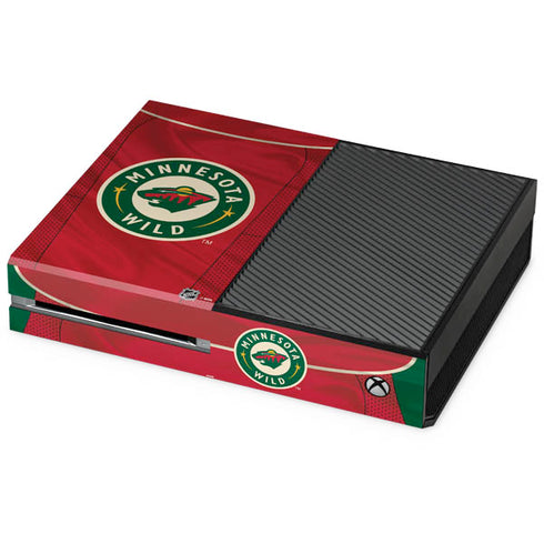 NHL Minnesota Wild Home Jersey Xbox One Console Skin