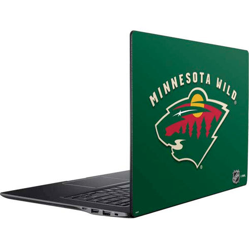 NHL Minnesota Wild Solid Background Ativ Book 9 (15.6in 2014) Skin