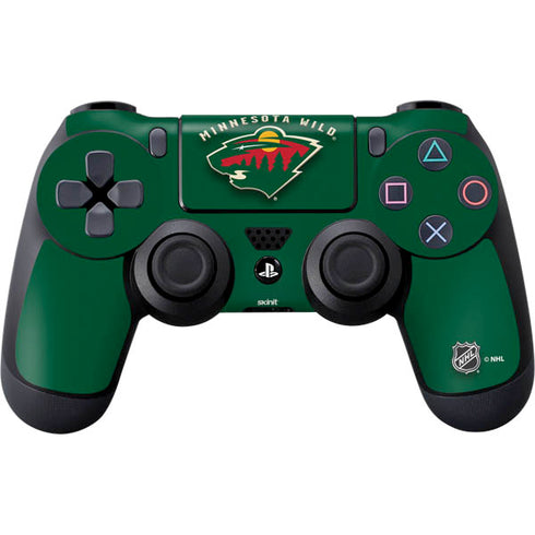NHL Minnesota Wild Solid Background PS4 Controller Skin