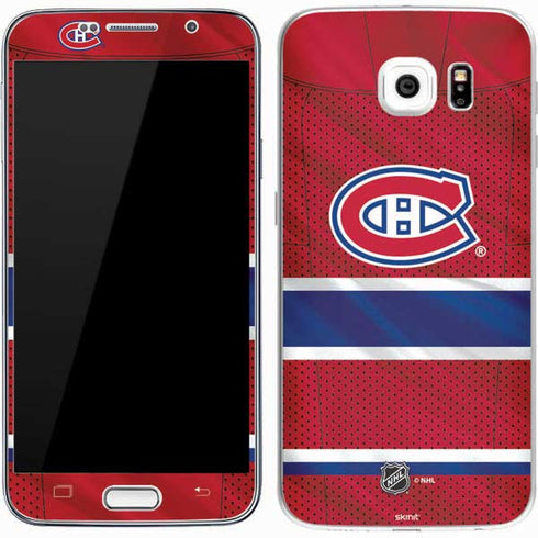 NHL Montreal Canadiens Home Jersey Galaxy S7 Skin