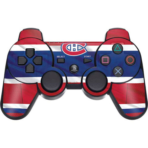 NHL Montreal Canadiens Home Jersey PS3 Dual Shock wireless controller Skin
