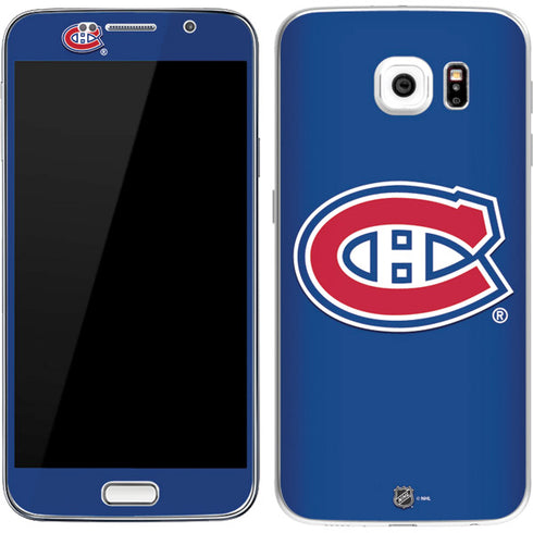 NHL Montreal Canadiens Solid Background Galaxy S7 Skin