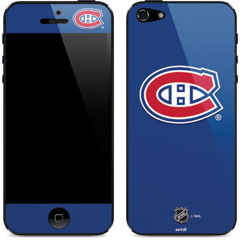 NHL Montreal Canadiens Solid Background iPhone 5/5s/5SE Skin