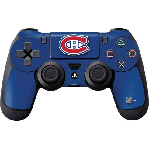 NHL Montreal Canadiens Solid Background PS4 Controller Skin