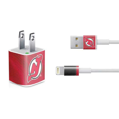 NHL New Jersey Devils Home Jersey iPhone Charger (5W USB) Skin