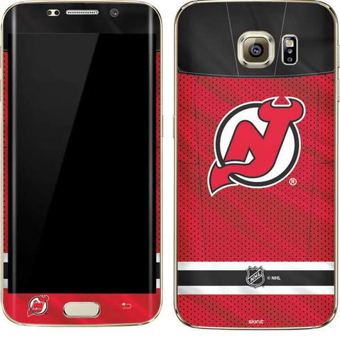 NHL New Jersey Devils Home Jersey Galaxy S7 Edge Skin