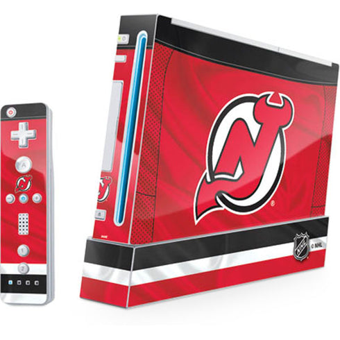 NHL New Jersey Devils Home Jersey Wii (Includes 1 Controller) Skin