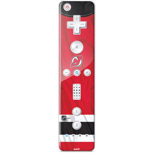 NHL New Jersey Devils Home Jersey Wii Remote Controller Skin