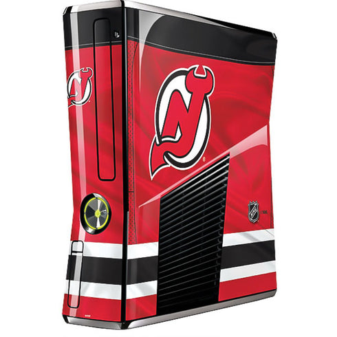 NHL New Jersey Devils Home Jersey Xbox 360 Slim (2010) Skin