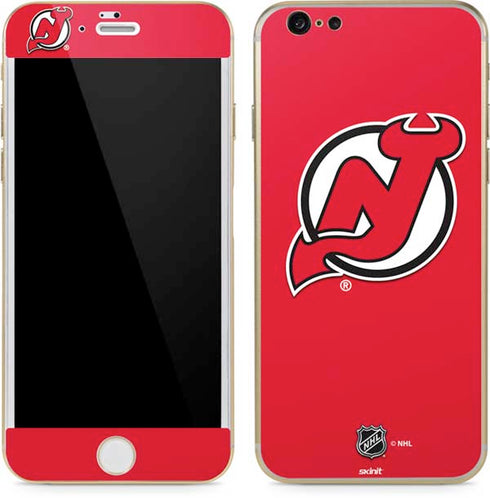 NHL New Jersey Devils Solid Background iPhone 6/6s Skin