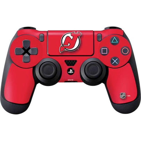 NHL New Jersey Devils Solid Background PS4 Controller Skin