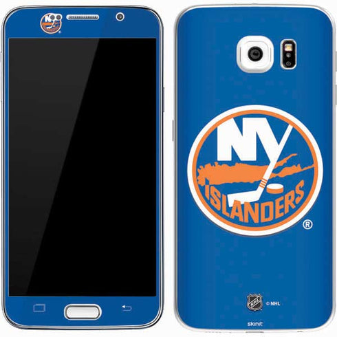NHL New York Islanders Solid Background Galaxy S7 Skin