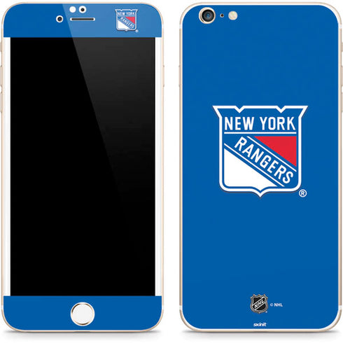 NHL New York Rangers Solid Background iPhone 6/6s Plus Skin