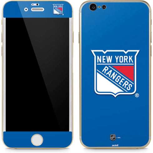 NHL New York Rangers Solid Background iPhone 6/6s Skin