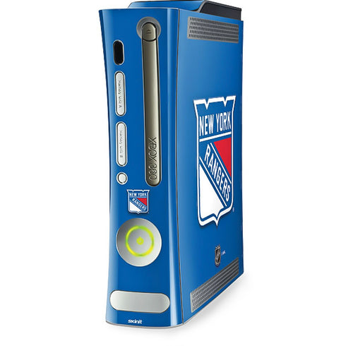 NHL New York Rangers Solid Background Xbox 360 (Includes HDD) Skin