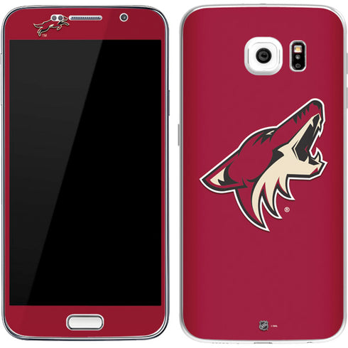 NHL Arizona Coyotes Solid Background Galaxy S7 Skin