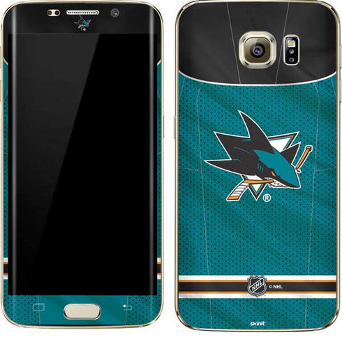 NHL San Jose Sharks Home Jersey Galaxy S7 Edge Skin