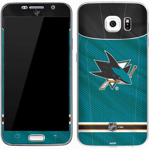 NHL San Jose Sharks Home Jersey Galaxy S7 Skin