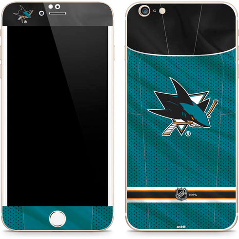 NHL San Jose Sharks Home Jersey iPhone 6/6s Plus Skin