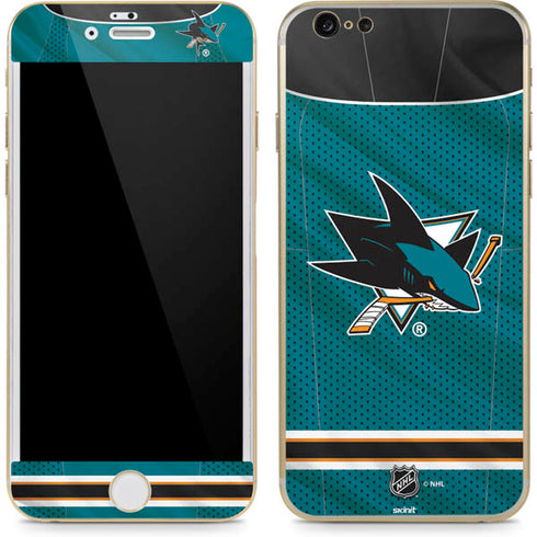 NHL San Jose Sharks Home Jersey iPhone 6/6s Skin